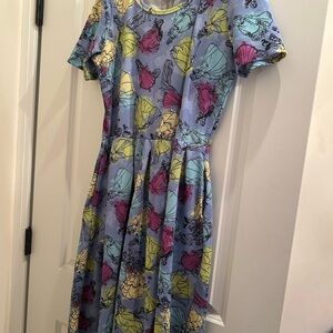 LuLaRoe Multicolor Graphic Dress